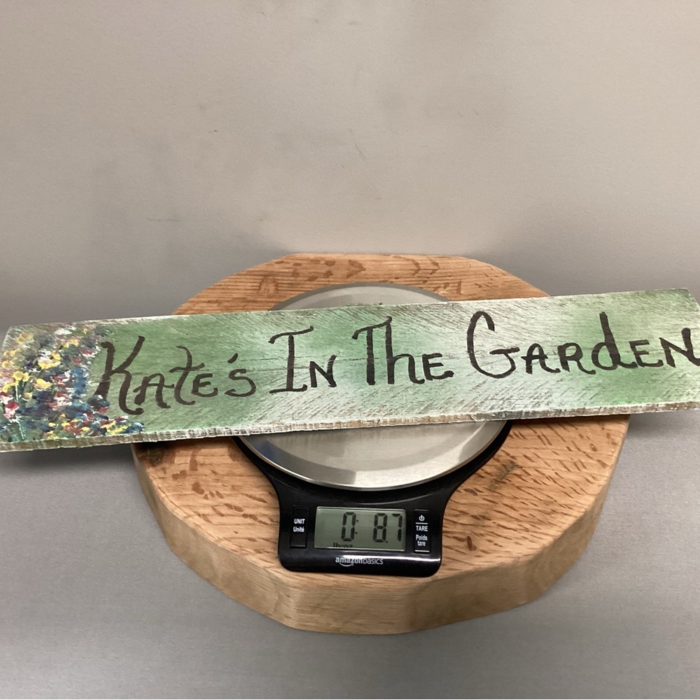 🟢 Vintage - Solid Wood Crafted Sign for “Kate” - Great Gift Idea - Handmade - Picture 11 of 11